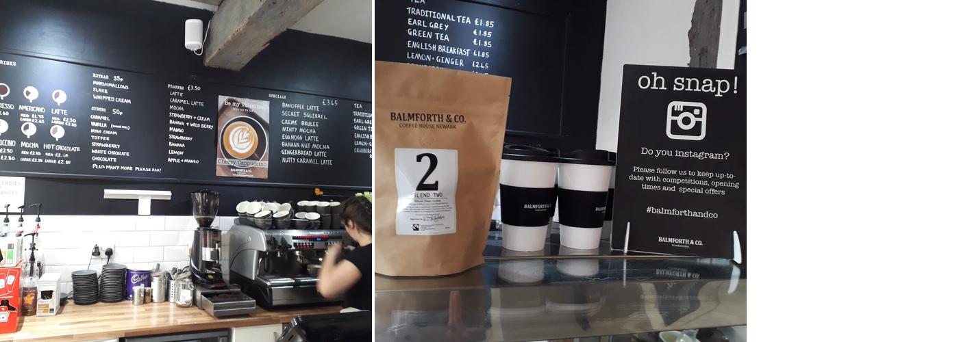 Balmforth & Co Newark Menu