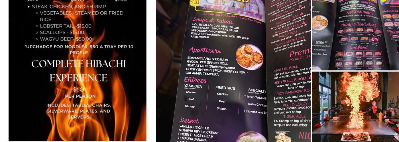 Sakura Sushi & Steak & Hot Pot Menu