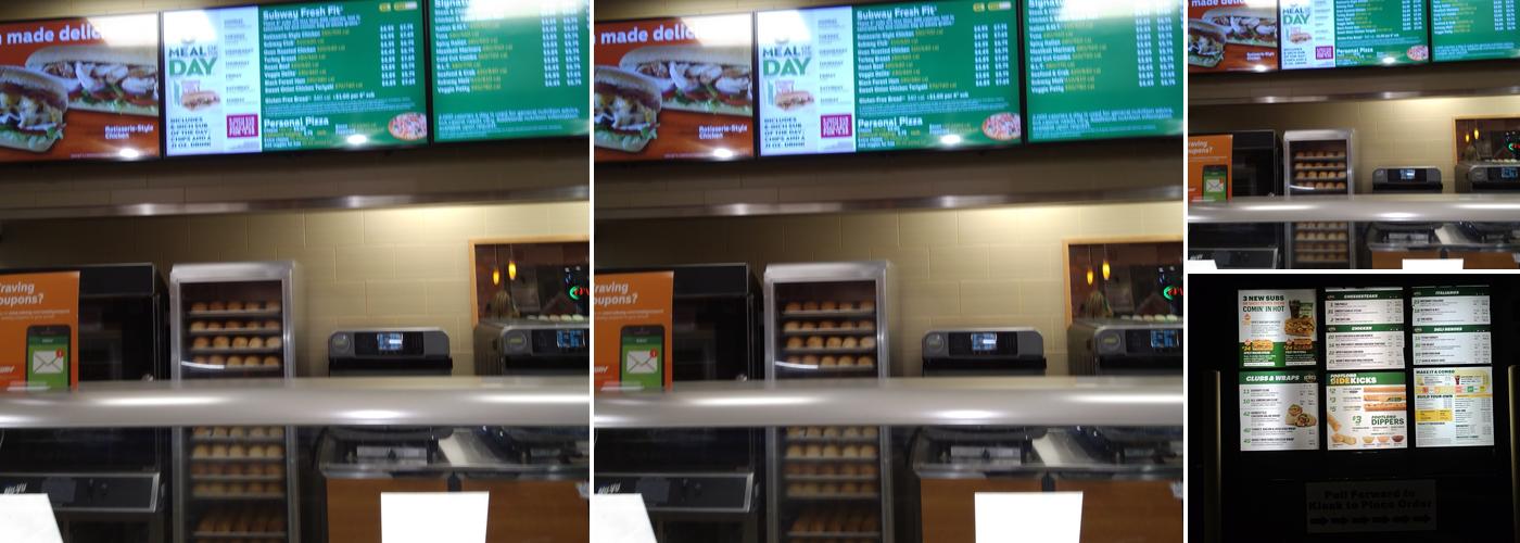 Subway Menu