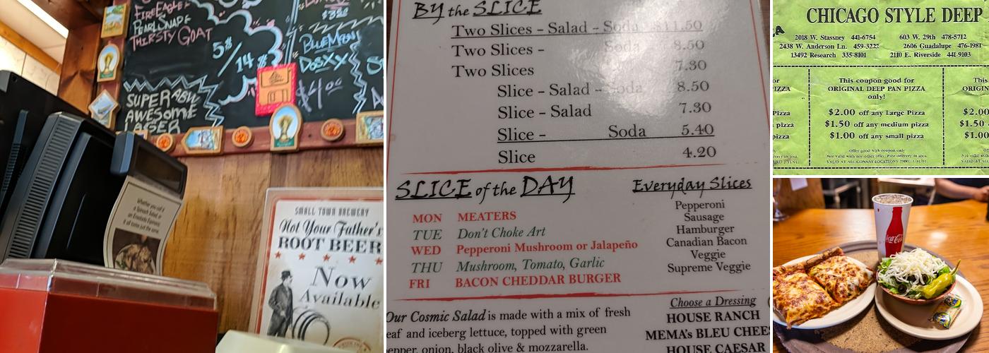 Conans Pizza North Menu
