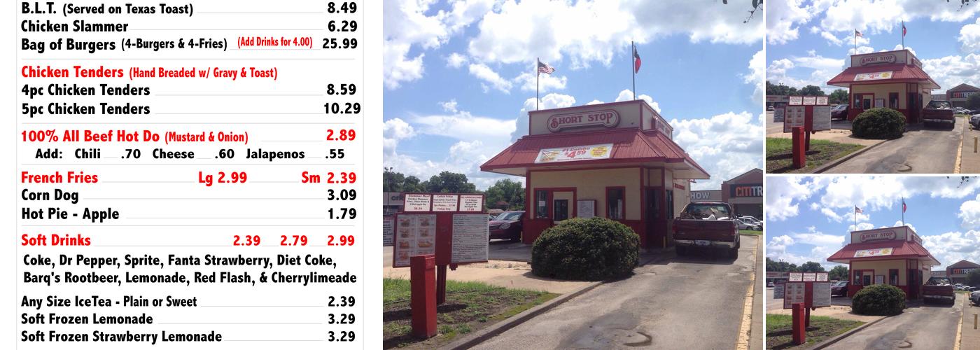 Short Stop Menu