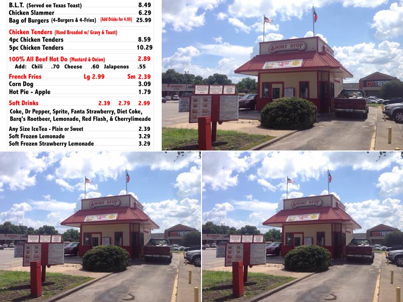 Short Stop Menu