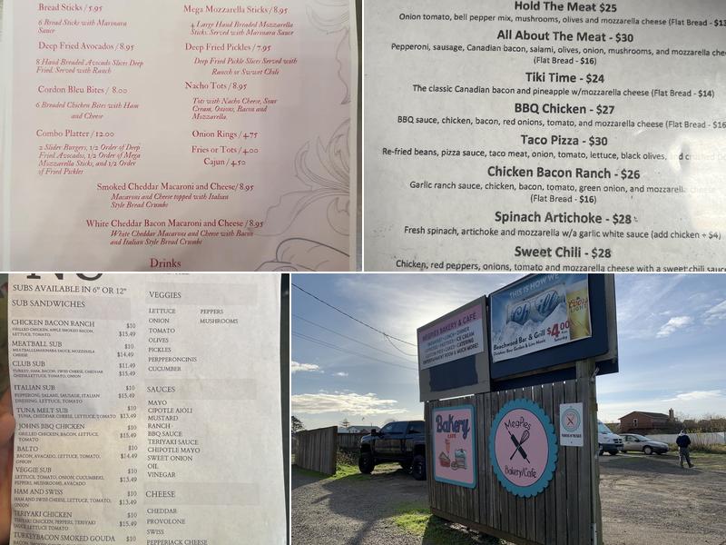 Megpies Bakery & Cafe Menu