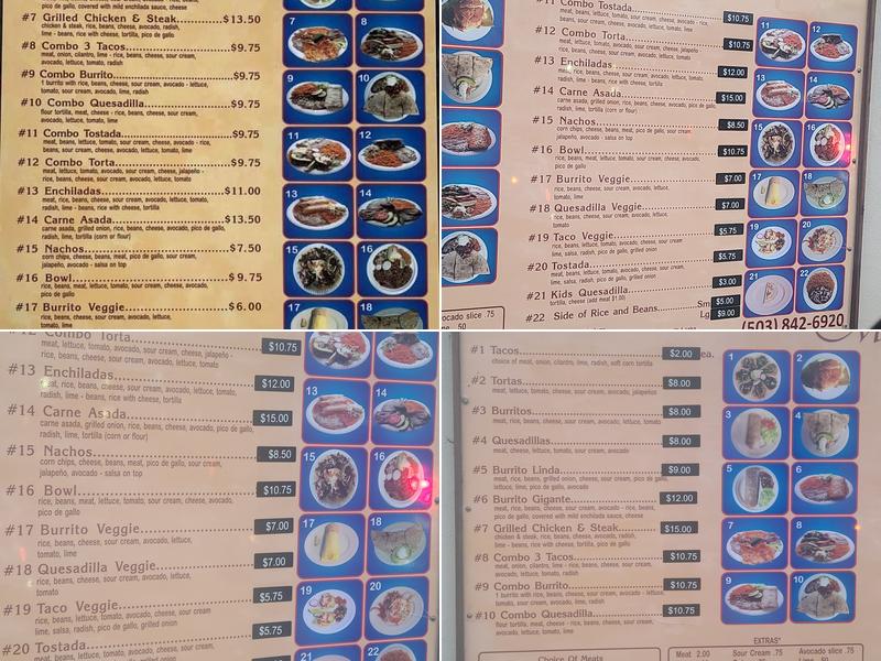 Tacos La Providencia Menu