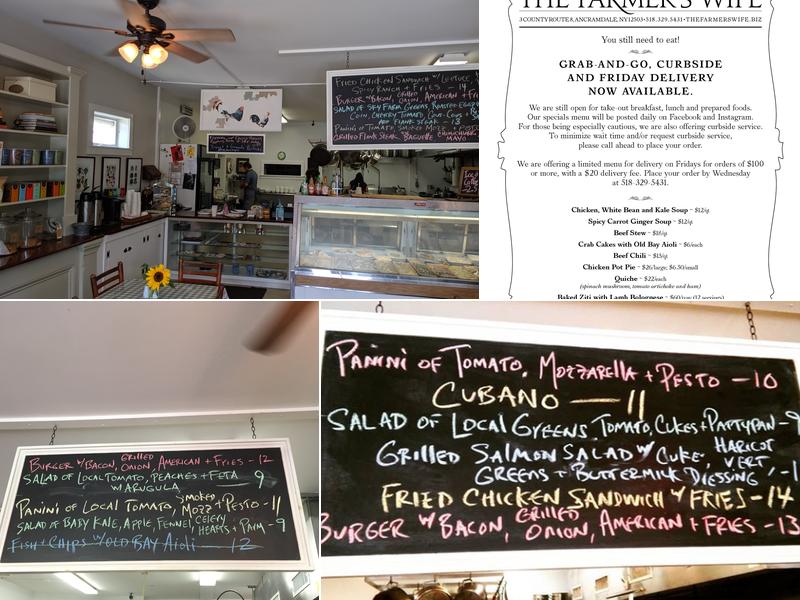 The Farmer's Wife Menu