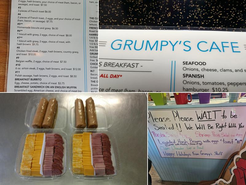 Grumpy's Cafe Menu