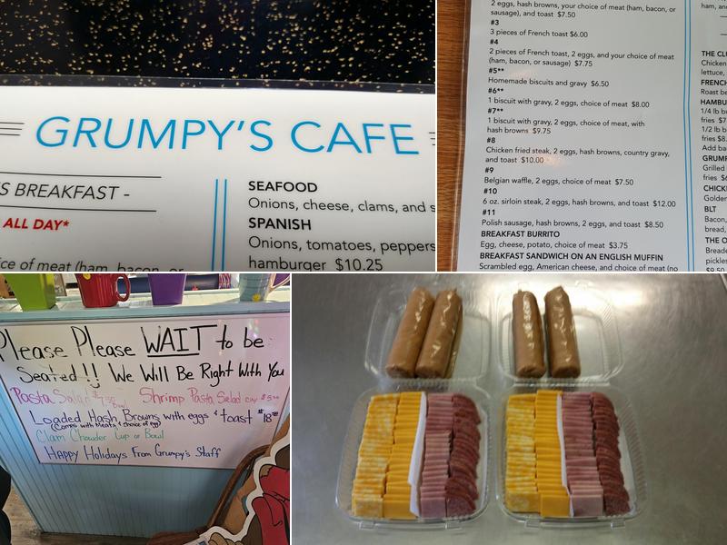 Grumpy's Cafe Menu