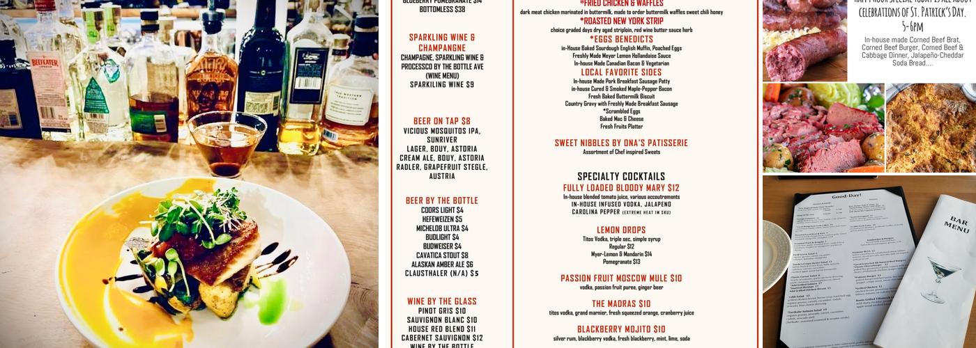 Pacific Restaurant Menu