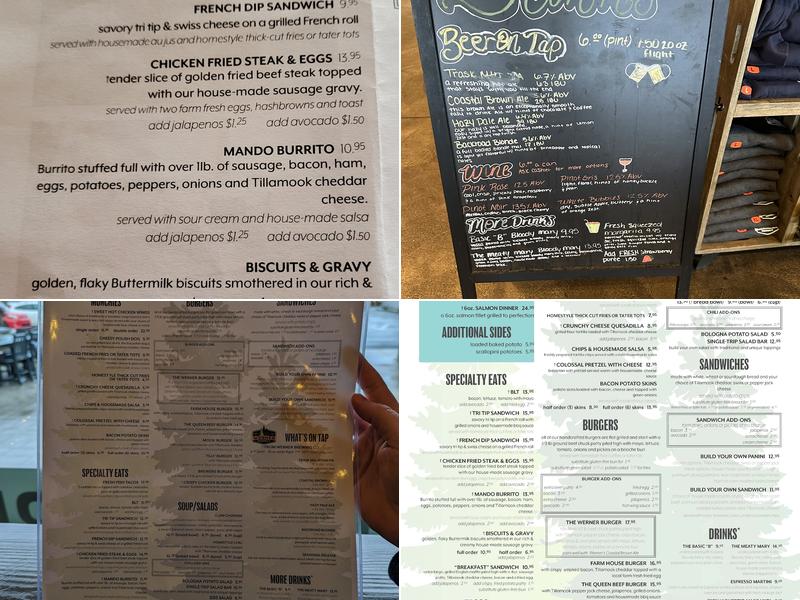 Werner Beef & Brew Menu