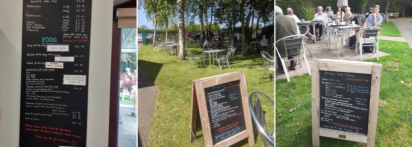 Breezy Knees Cafe Menu