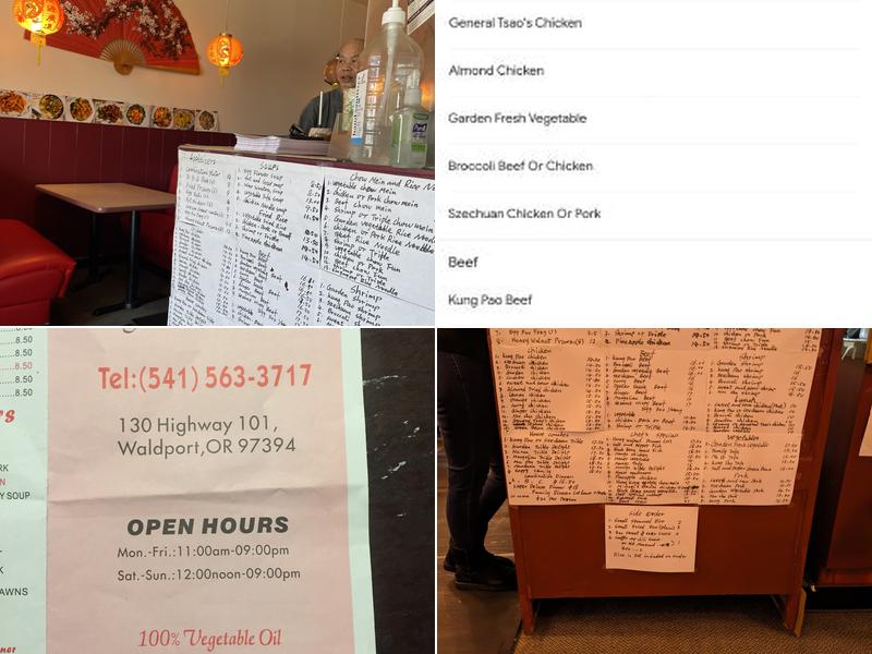 China Restaurant Menu