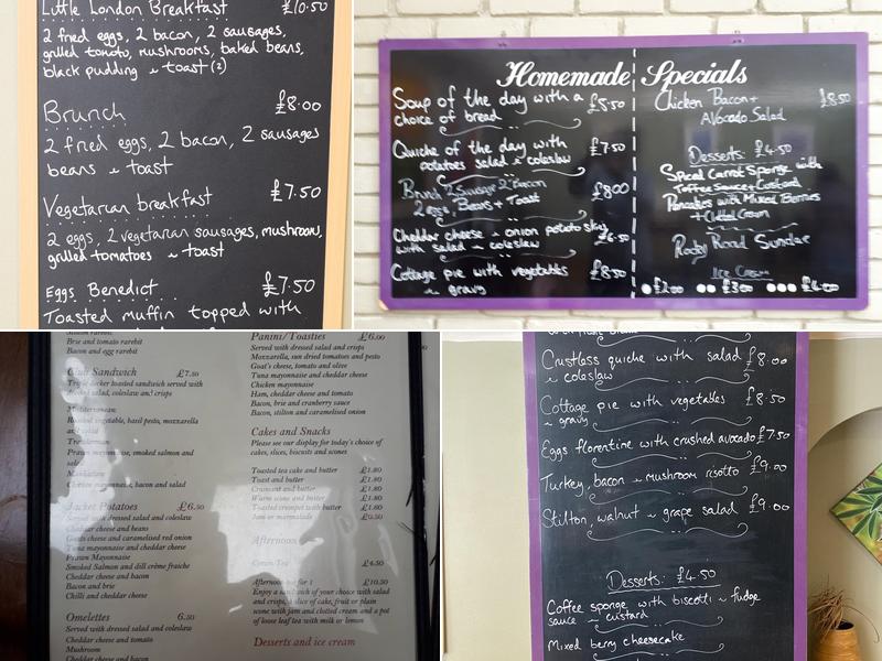 Little London Cafe Menu