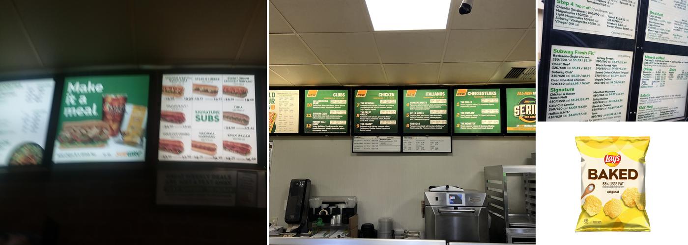 Subway Menu