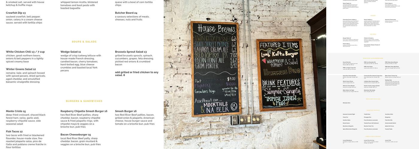 Pecan Point Gastropub & Brewery Menu
