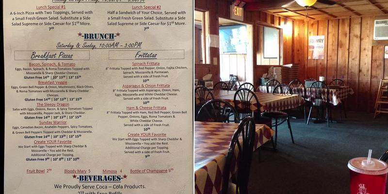 U.S. Pizza Co. Sherwood Menu