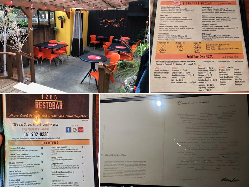 1285 Restobar Menu