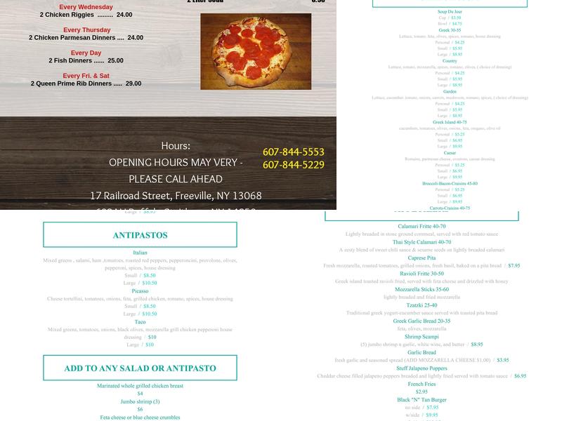Bravo Menu