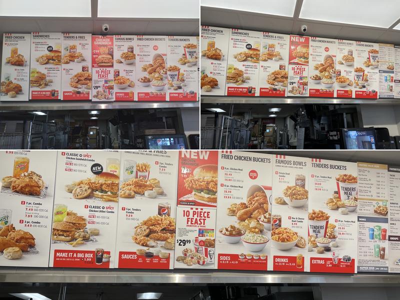 KFC Menu