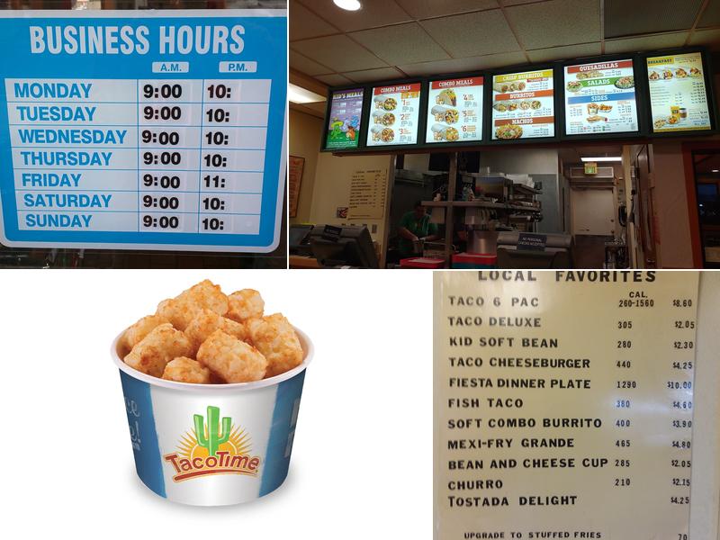 Taco Time Menu