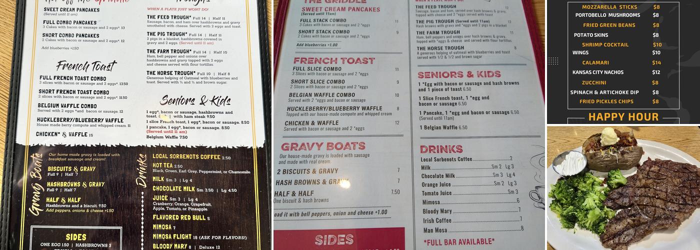 Eagle Cap Grill Menu