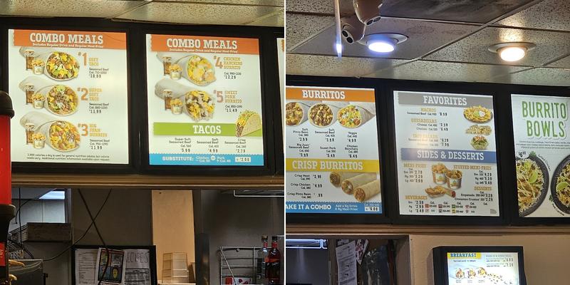 TacoTime Menu