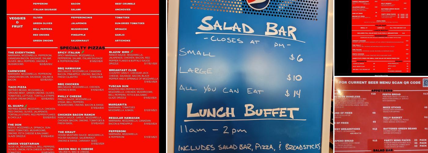 Final Cut Pizza & Pub Menu