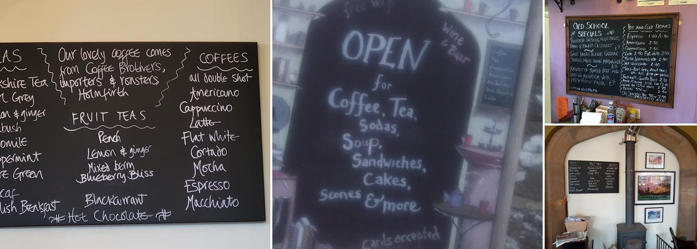 Old School Coffee Shop Menu