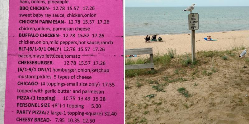 Oak Beach Pantry & Pizza Menu