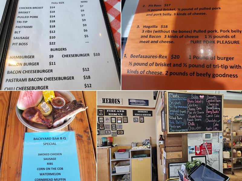 Gold Beach BBQ Menu