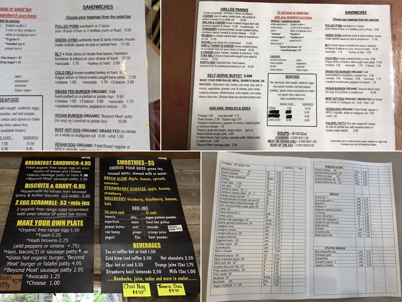 Golden Harvest Herban Farm and Bakery Menu