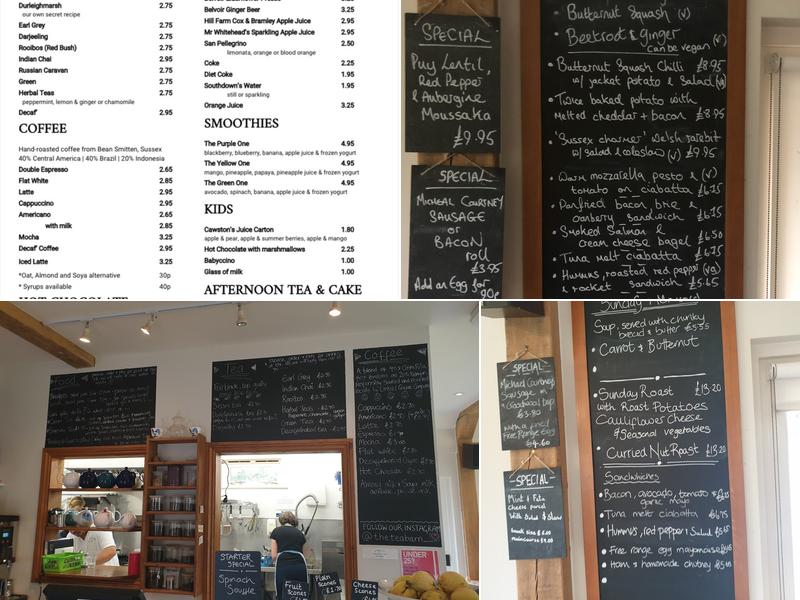 The Tea Barn Menu