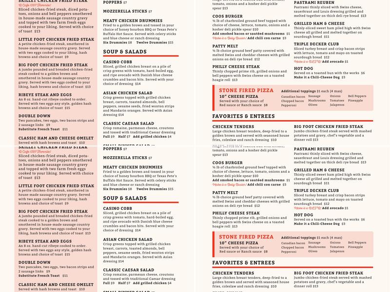 Café 1297 Menu