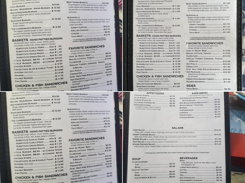 Stockpot Restaurant Menu