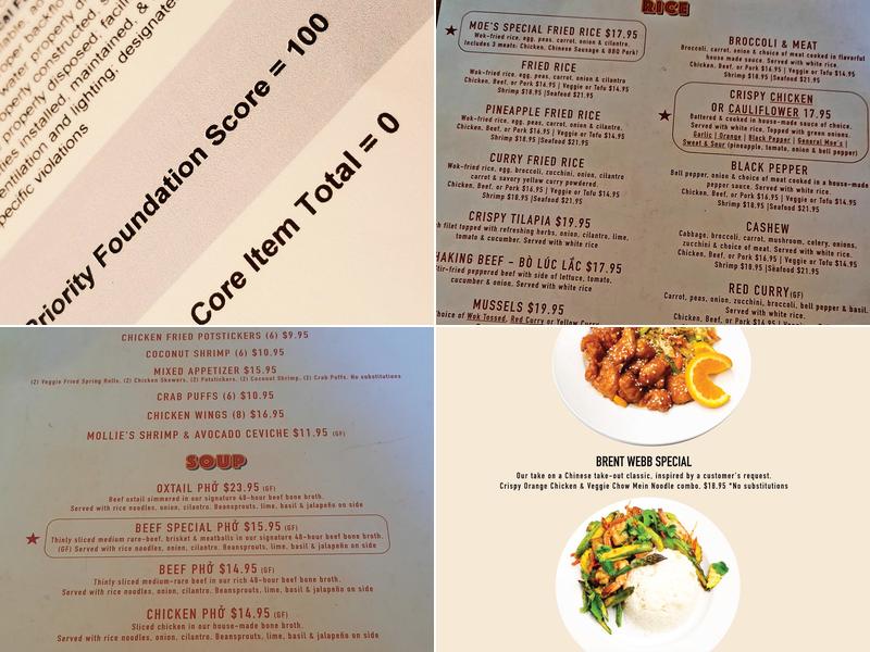 Moe Phở - Noodles & Cafe Menu