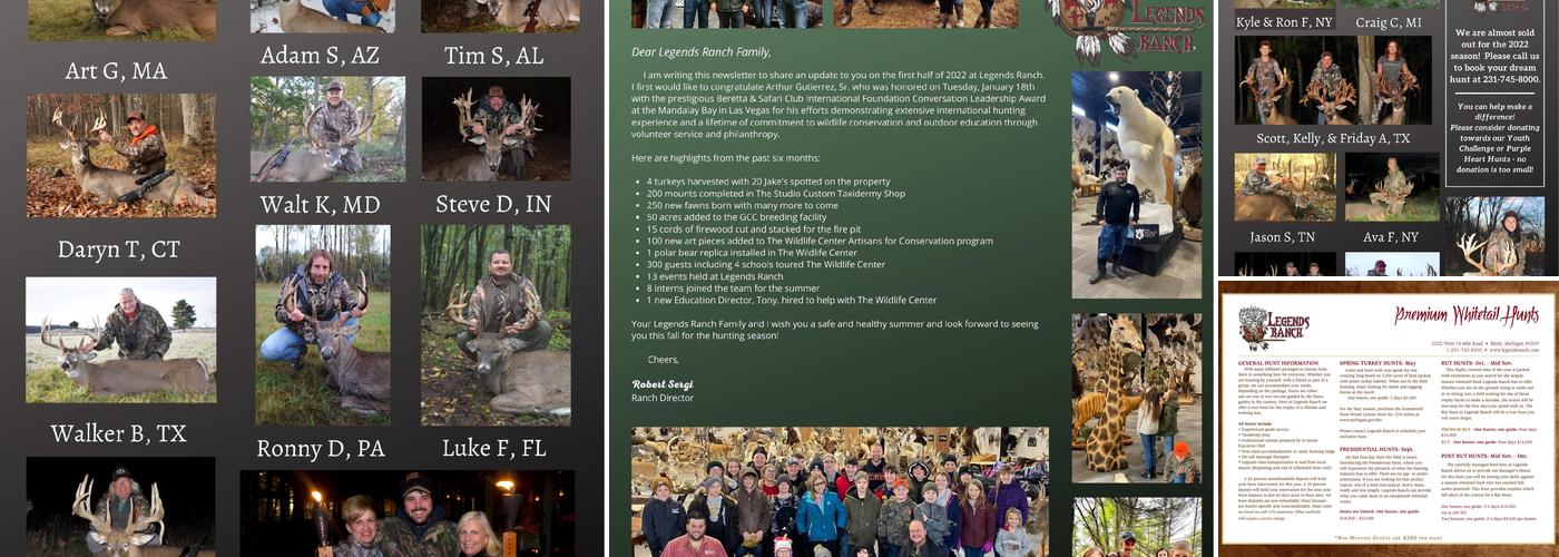 Lodge At Legends Ranch Menu