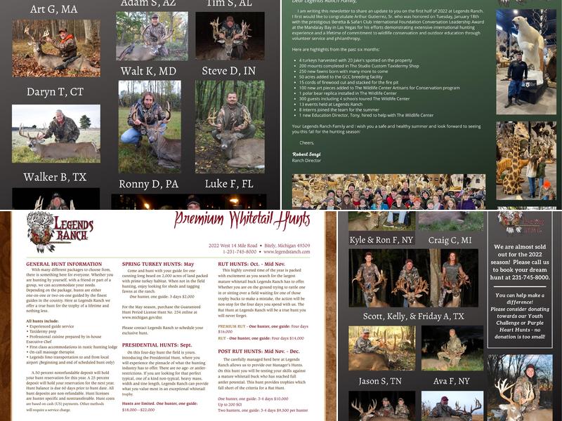 Lodge At Legends Ranch Menu