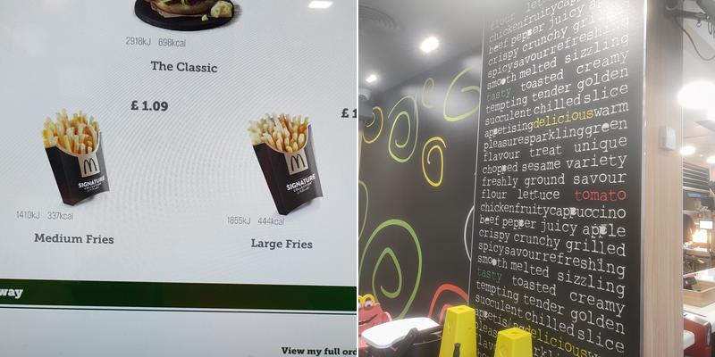 McDonald's Menu