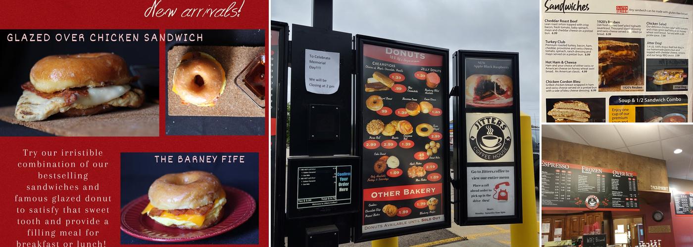 Jitters Coffee House Menu