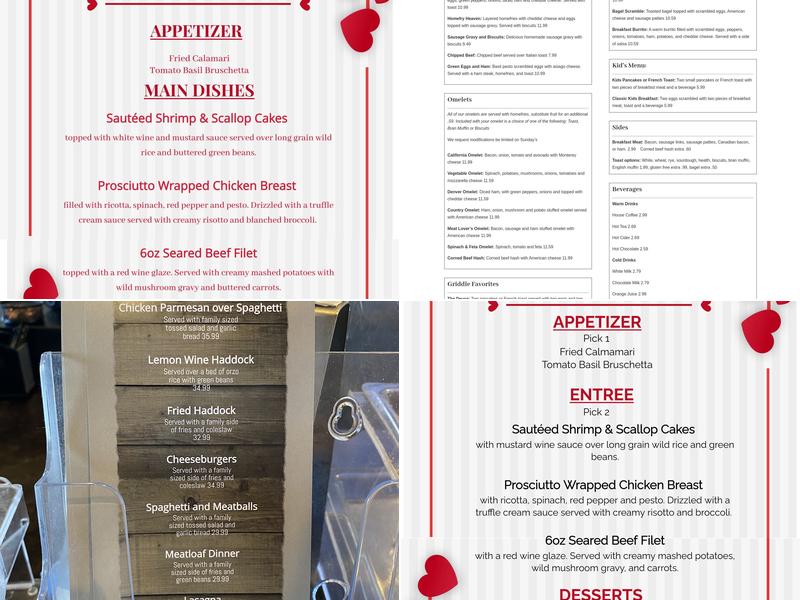 Berardi's Restaurant Huron Menu