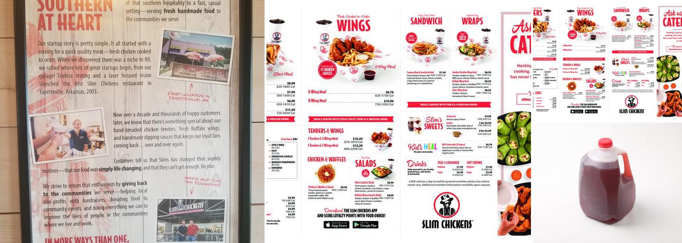 Slim Chickens Menu