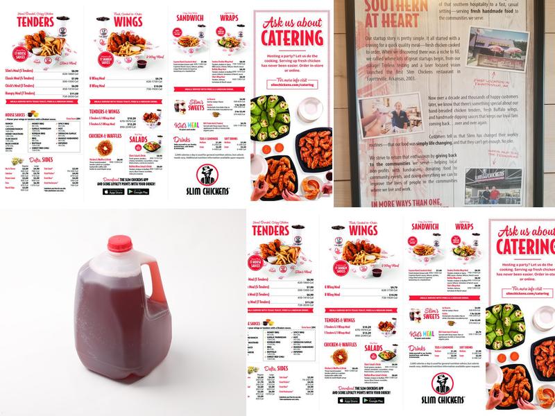 Slim Chickens Menu