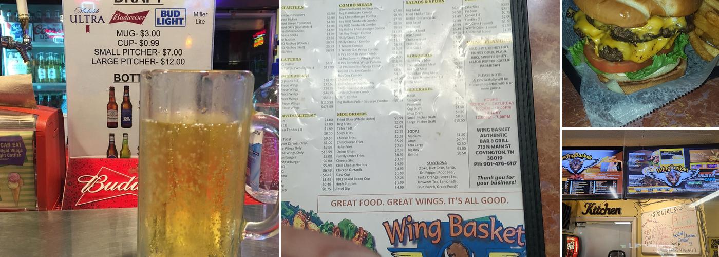 Wing Basket Menu