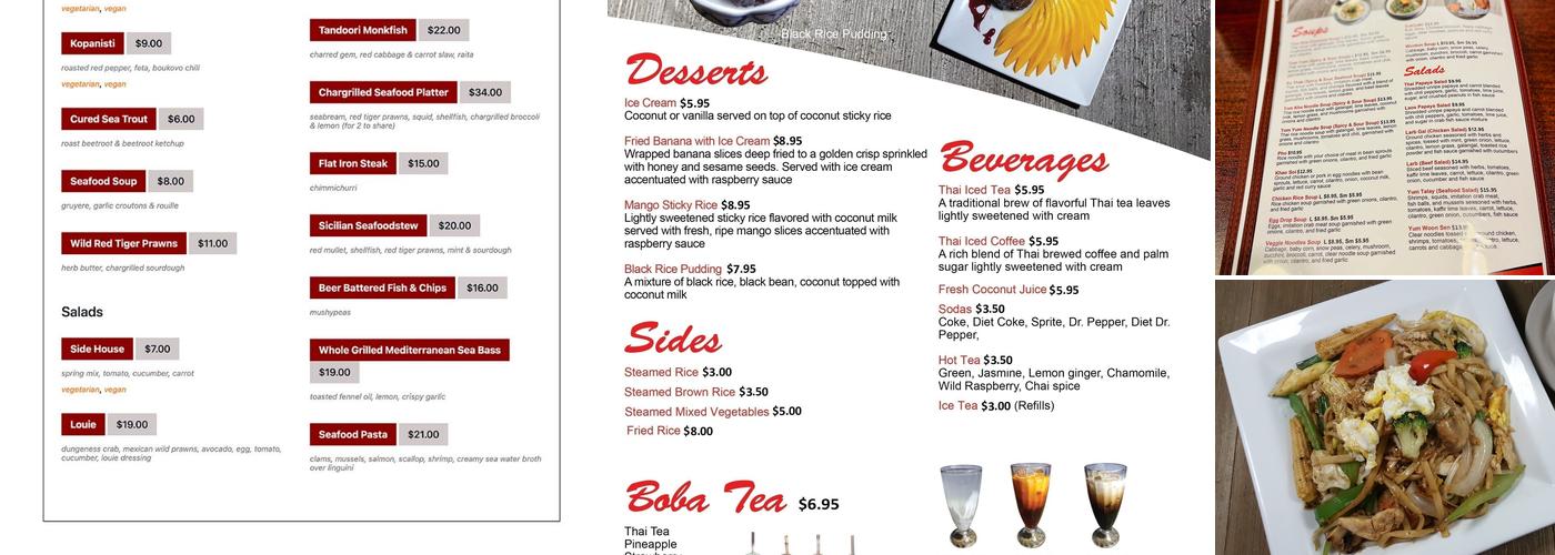 Thai Thip Menu