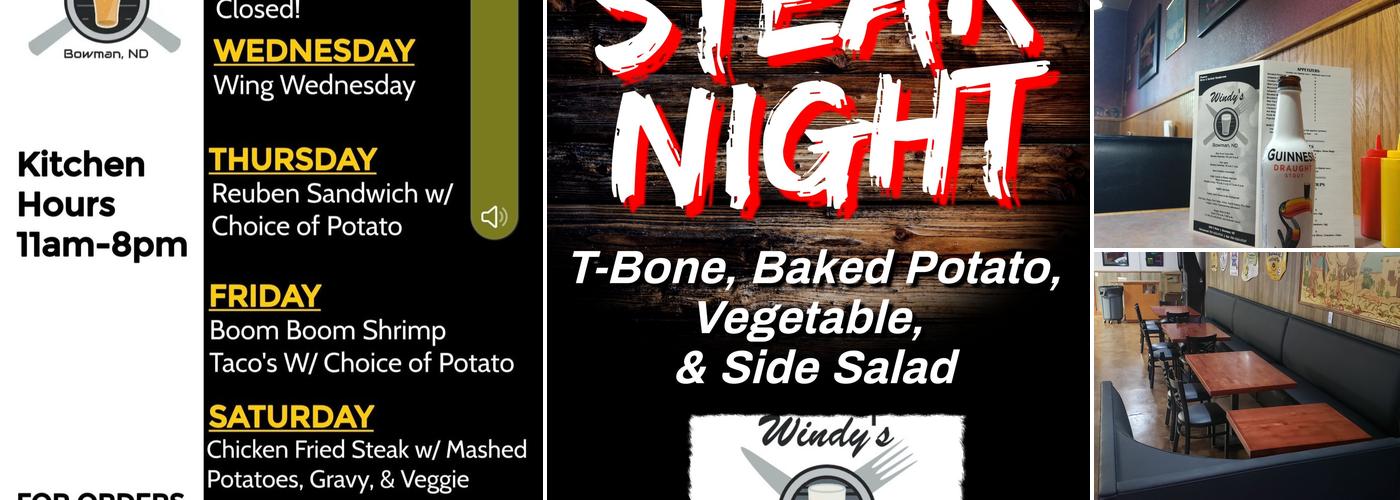 Windy's Menu