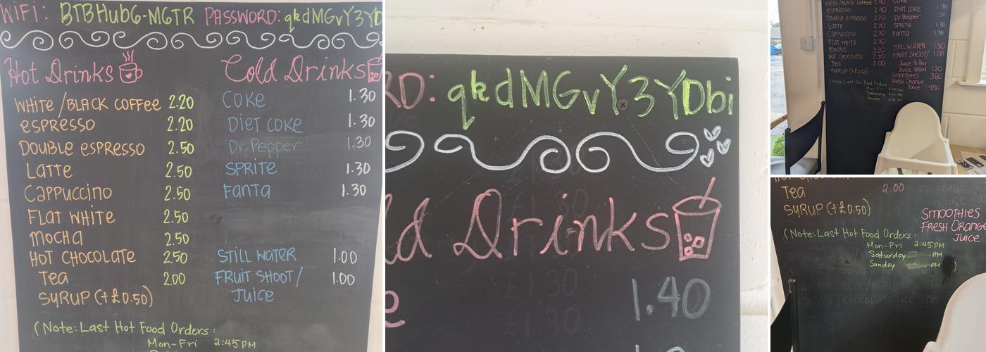 West End Farm Cafe Menu