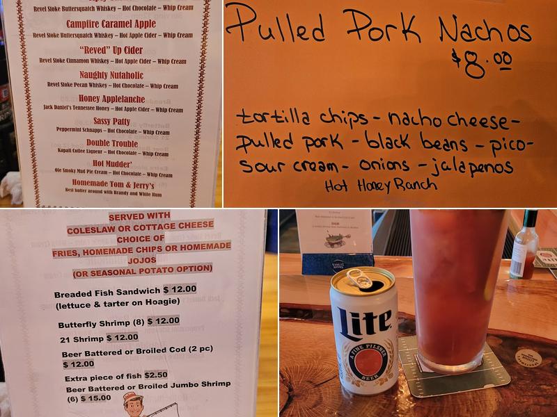 Sportsman's Lodge Bar & Grill LLC Menu