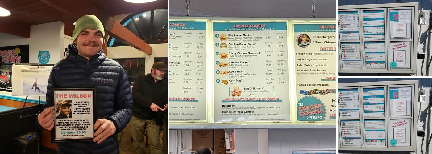 Burger Express Menu