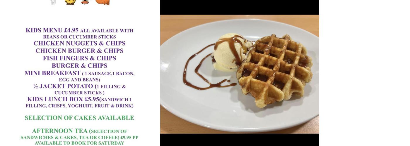 Pondwood Fisheries Menu