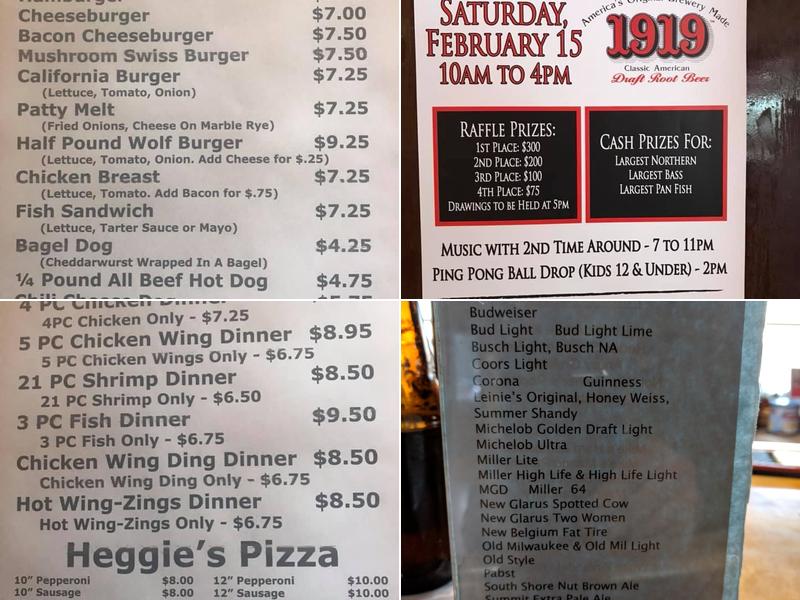 Wolf Point Bar & Grill Menu