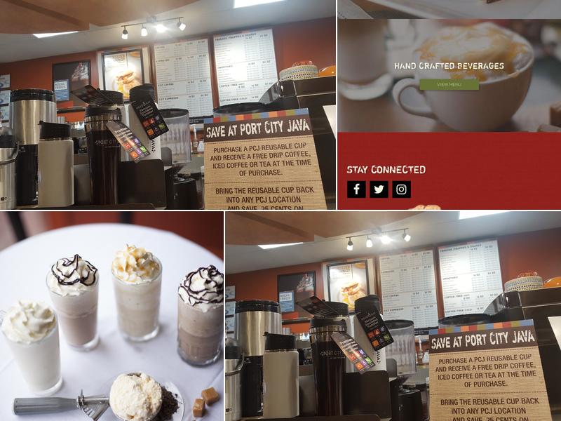 Port City Java Menu